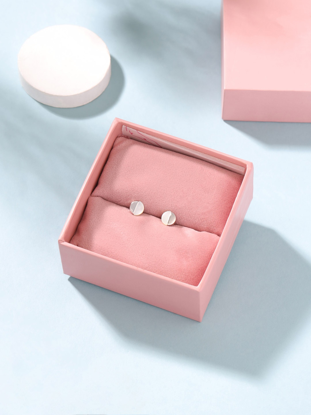 

Kicky And Perky Silver-Plated Circular Studs