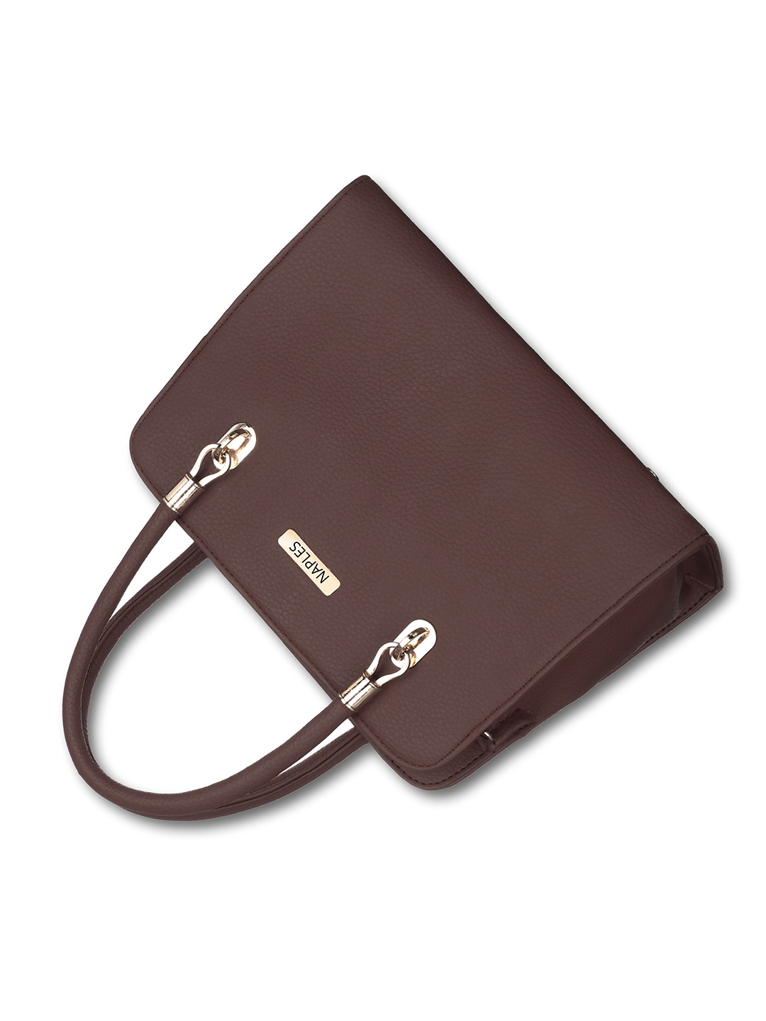 

Naples PU Structured Shoulder Bag, Brown