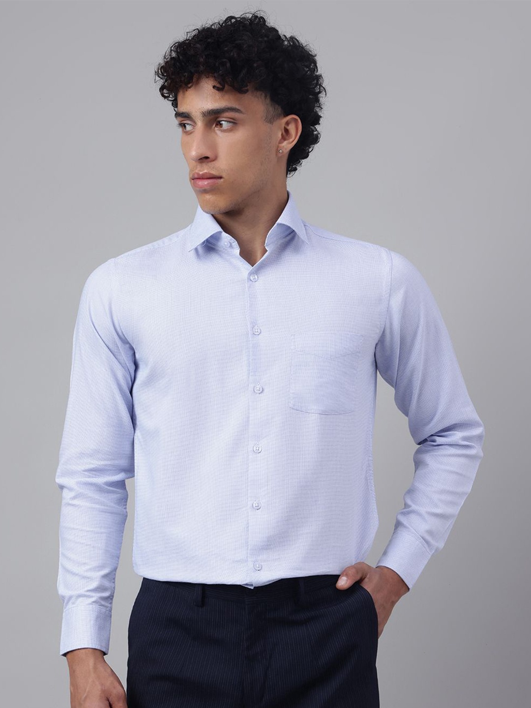 

Richlook Men Comfort Opaque Casual Shirt, White