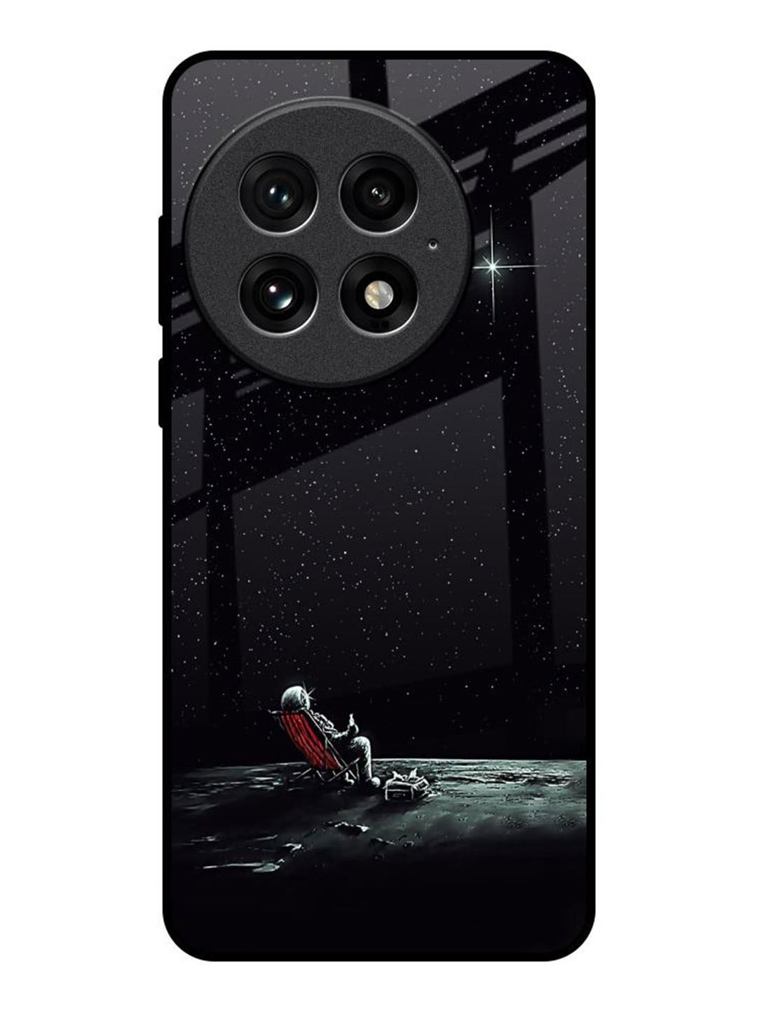

QRIOH Quirky Printed OnePlus 13 Back Case Mobile Accessories, Black
