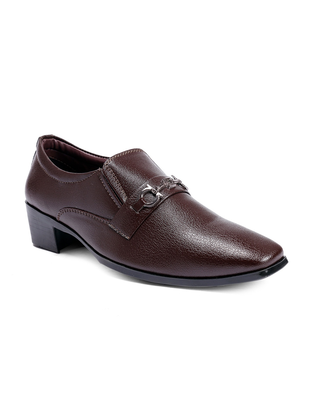 

riffway Men Slip On Loafers Shoes, Brown