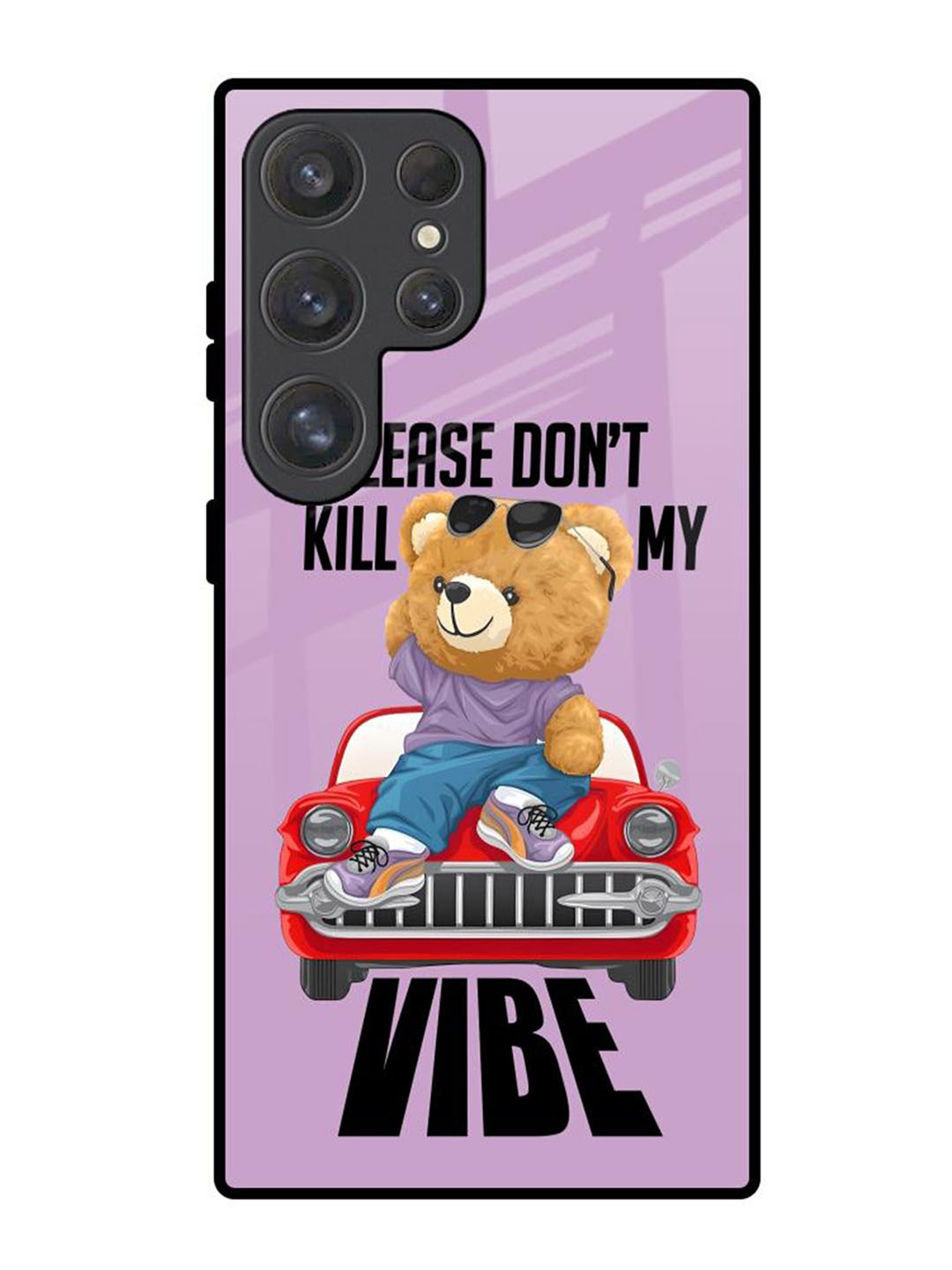 

QRIOH Typography Printed Samsung Galaxy S25 Ultra Back Case Mobile Accessories, Purple