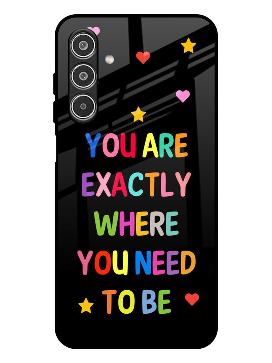 

QRIOH Typography Printed Samsung Galaxy A26 5G Back Case Mobile Accessories, Black