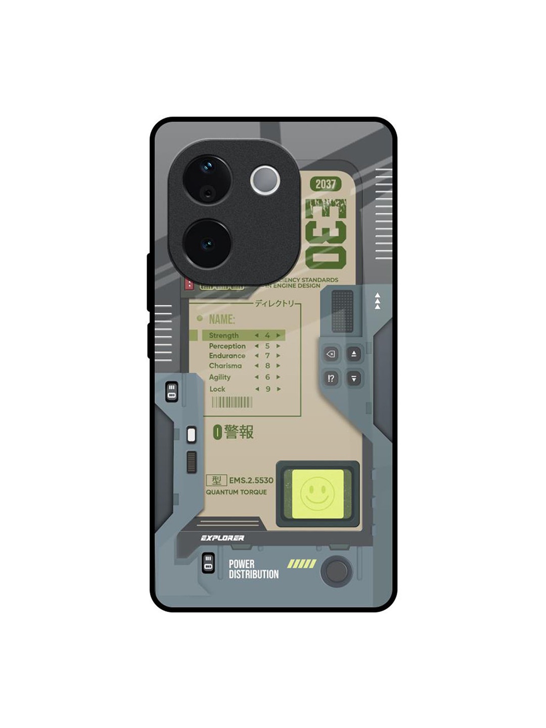 

QRIOH Typography Printed Vivo T3 Pro 5G Back Case Mobile Accessories, Grey