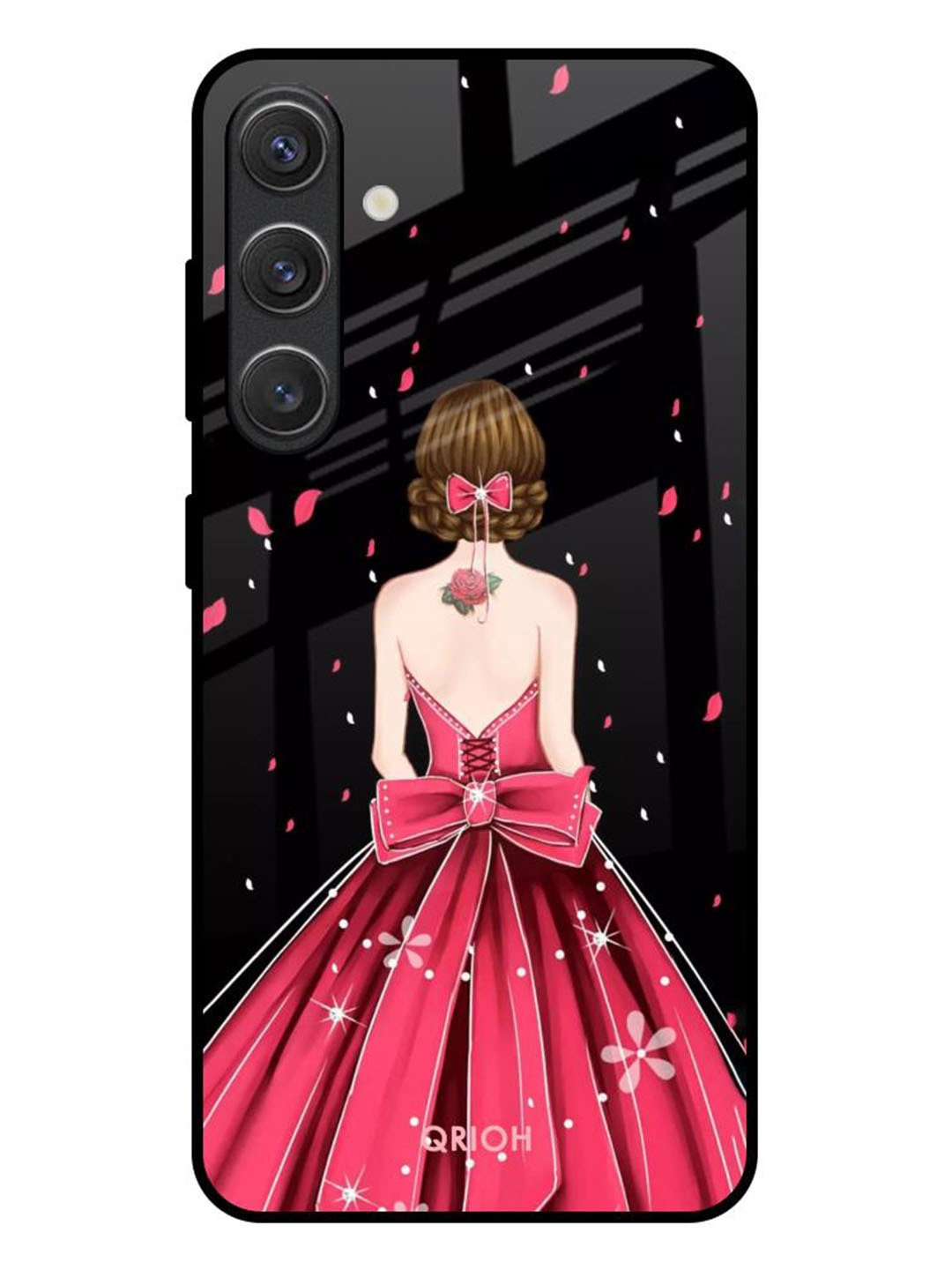

QRIOH Quirky Printed Samsung Galaxy S25 Plus 5G Back Case Mobile Accessories, Red