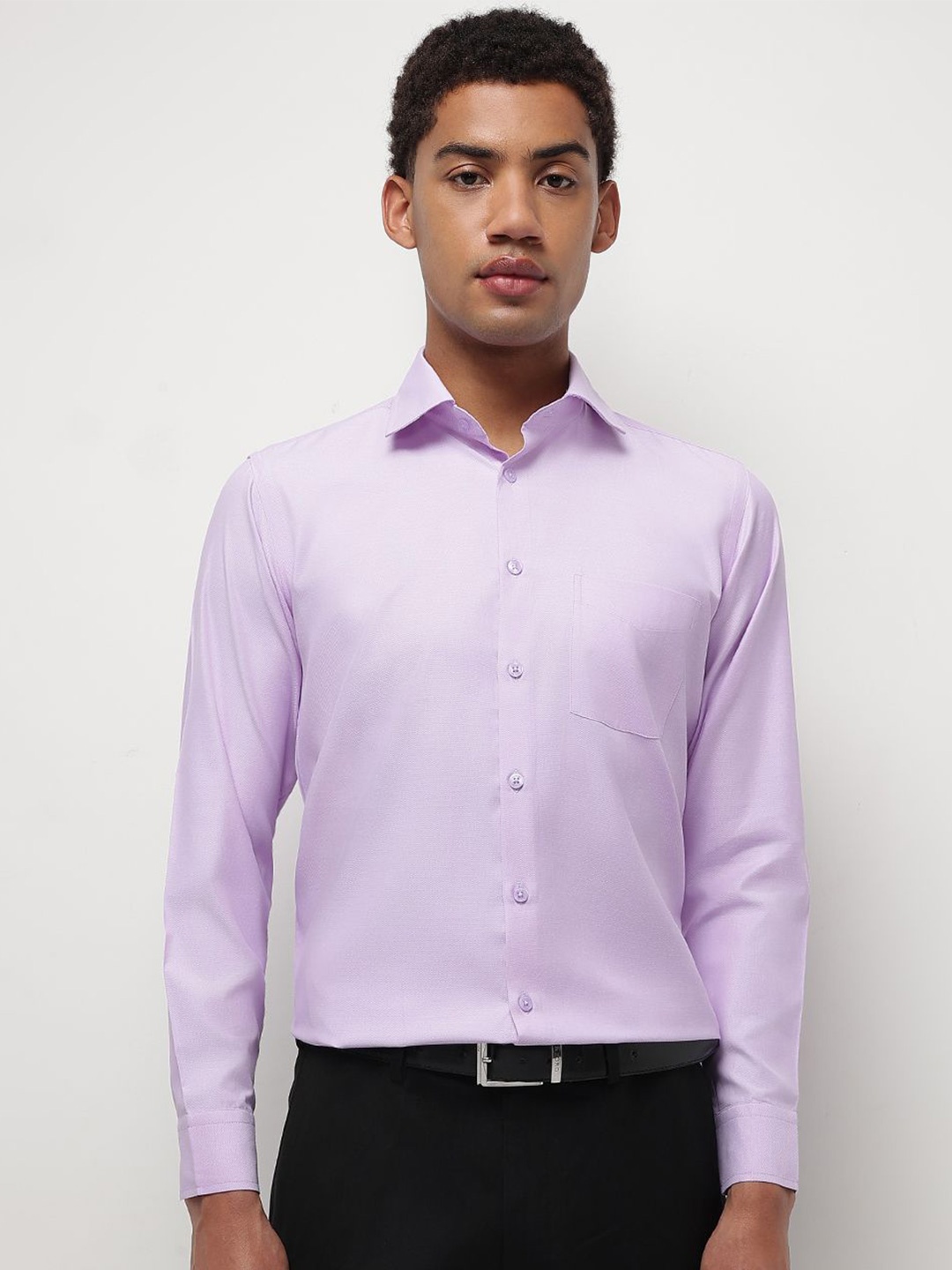 

Richlook Men Comfort Opaque Casual Shirt, Purple