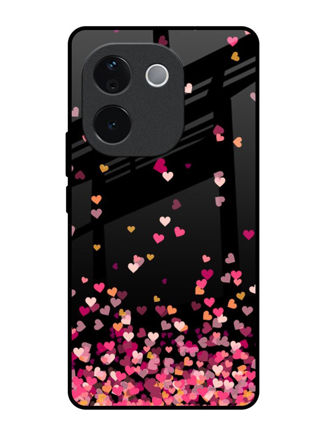 

QRIOH Geometric Printed IQOO Z9s Pro 5G Back Case Mobile Accessories, Black