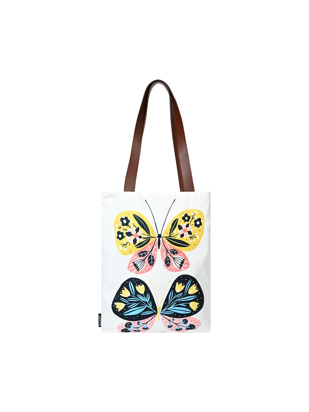 

RAK DESIGNS Women Graphic Printed Shopper Tote Bag, White
