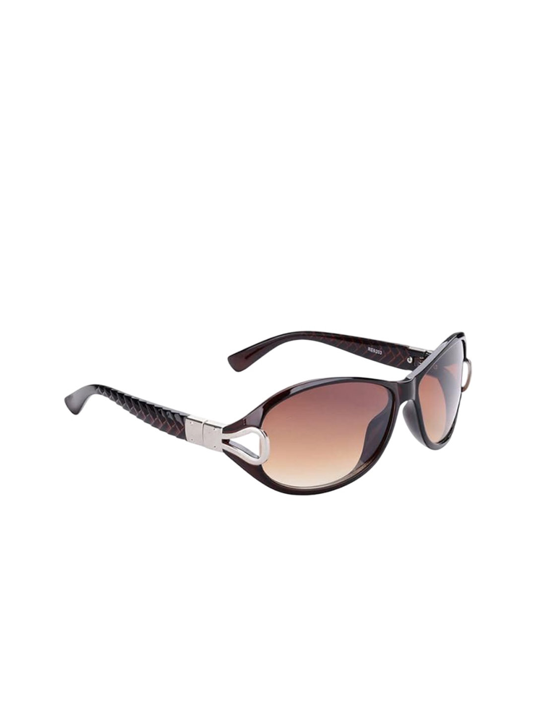 

FUNGLASSES Unisex Oversized Sunglasses with UV Protected Lens, Brown
