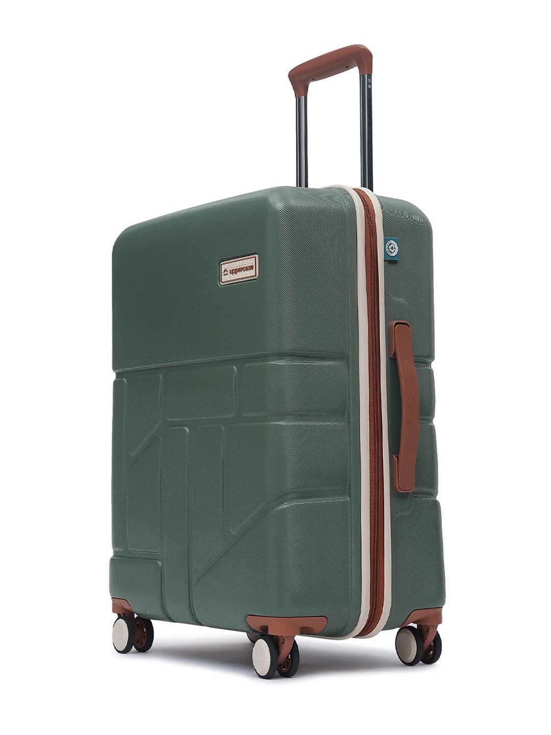 

uppercase Rock Hard Luggage Trolley Bag Medium Green