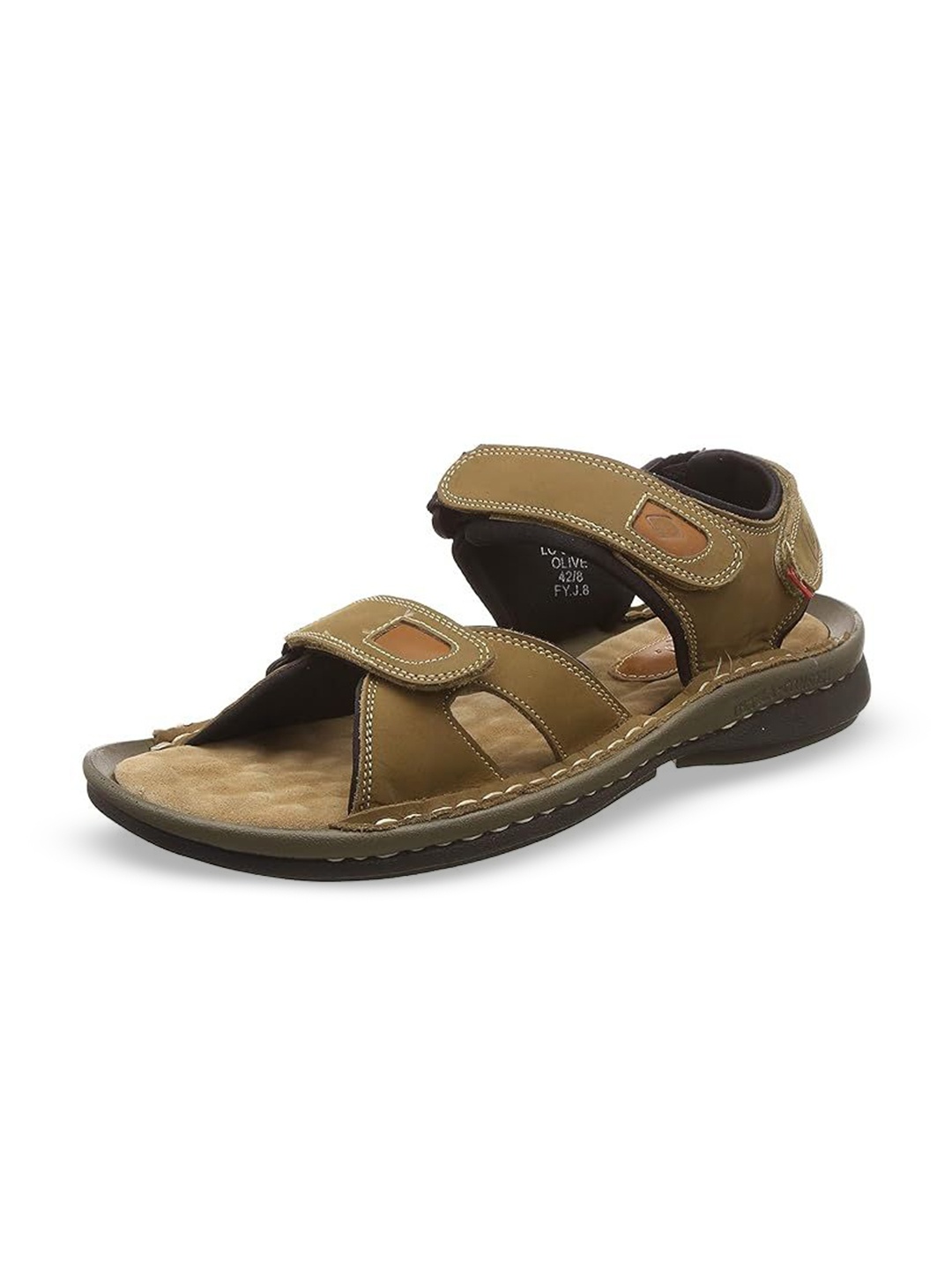 

Lee Cooper Men Leather Sports Sandals, Olive