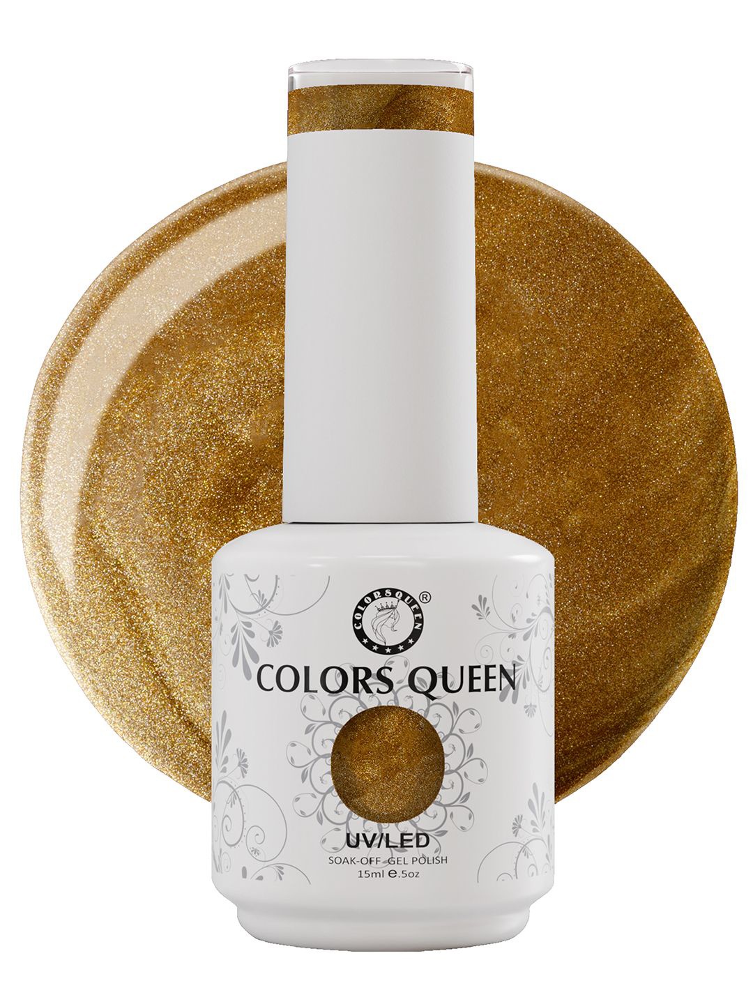 

Colors Queen UV/LED Soak Off Gel Polish- 15 ml- Shade- 228, Brown