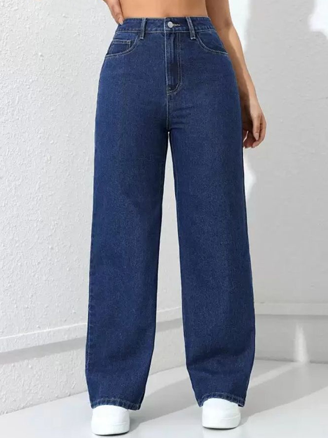 

LINARIA Women Classic Regular Fit Mid-Rise Jeans, Blue