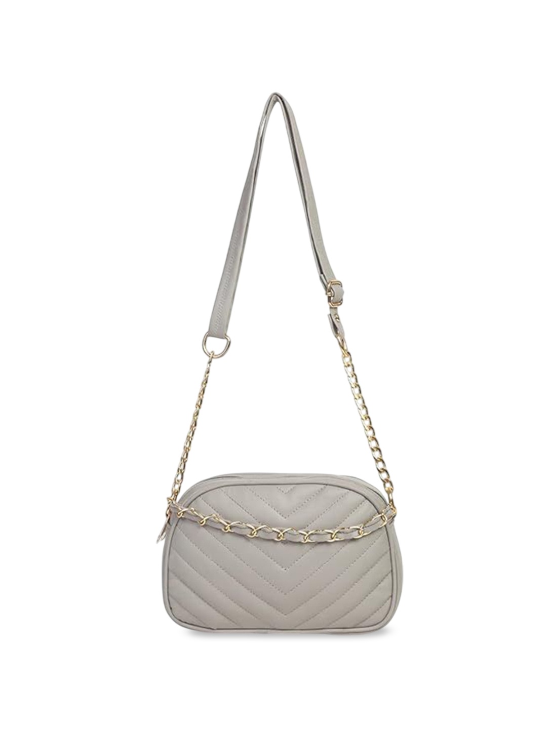

ShopMantra Sling Bag with Quilted, Grey