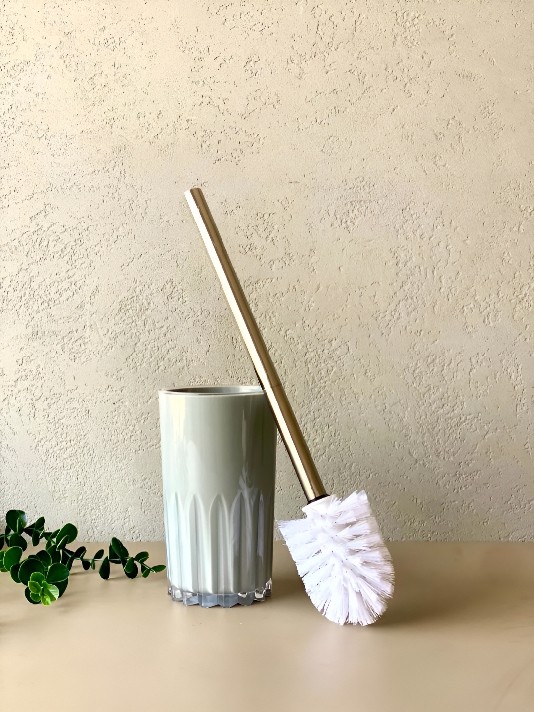 

Mason Home Grey Striped Toilet Brush Holder