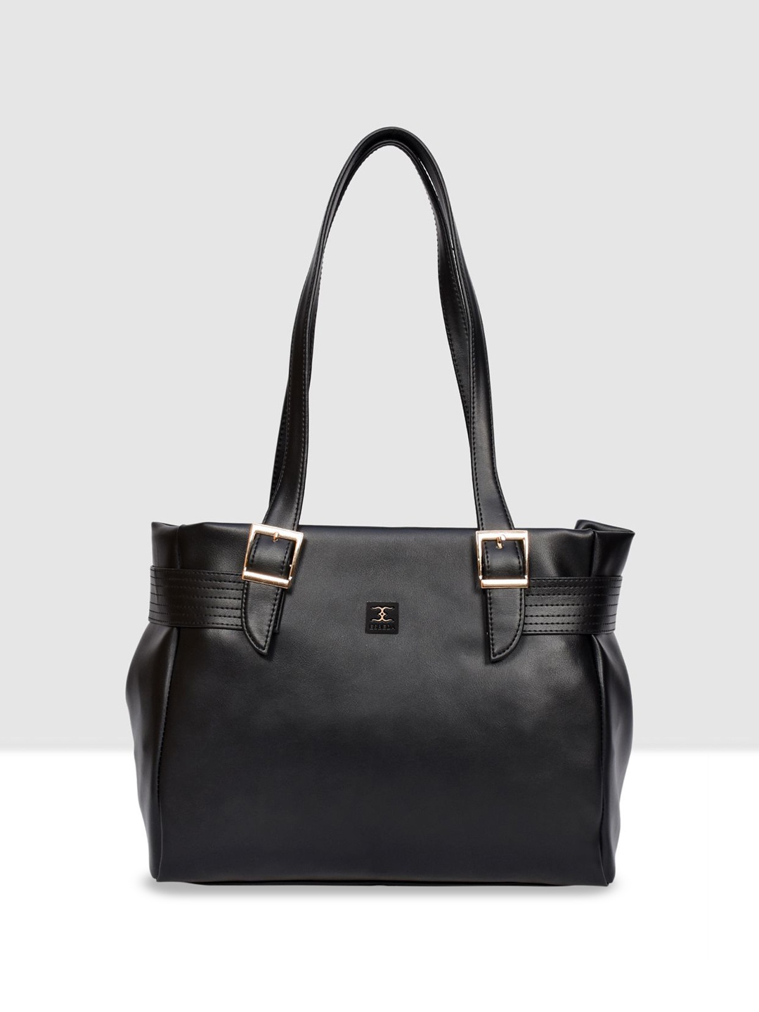 

ESBEDA Women Solid Structured Shoulder Bag, Black