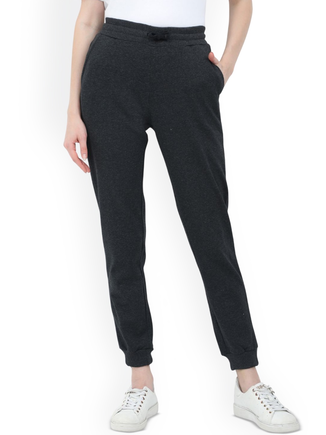 

Honeysuckle by Cotton Colors Women Relaxed Fit Mid Rise Joggers, Charcoal