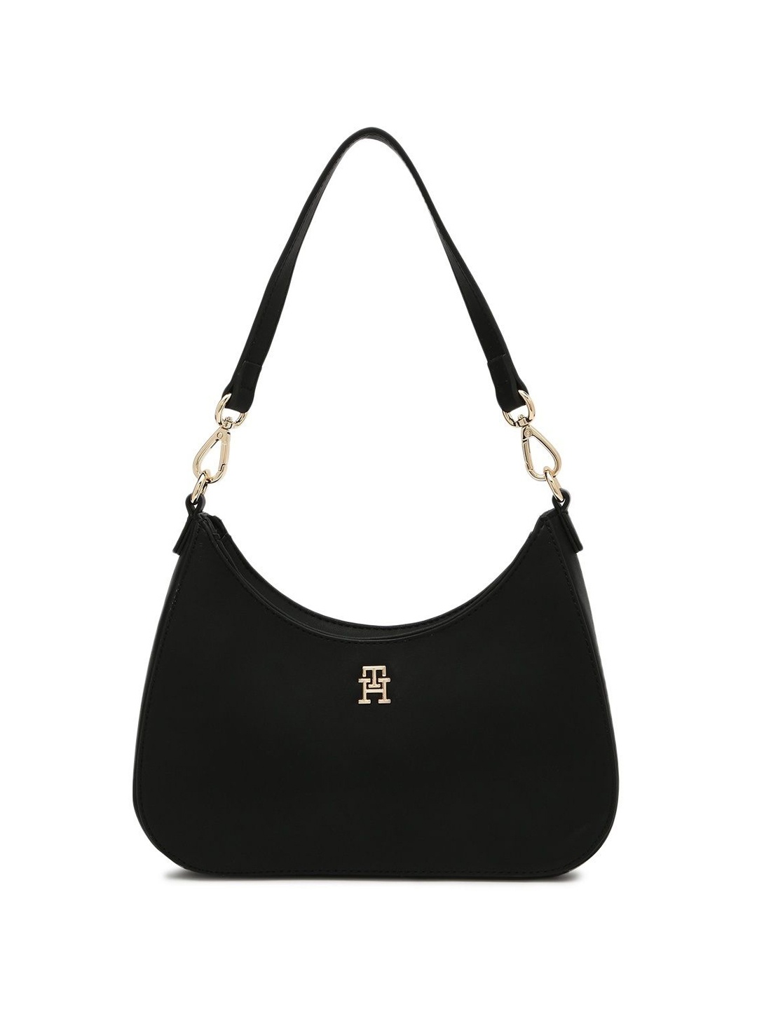 

Tommy Hilfiger PU Structured Hobo Bag, Black