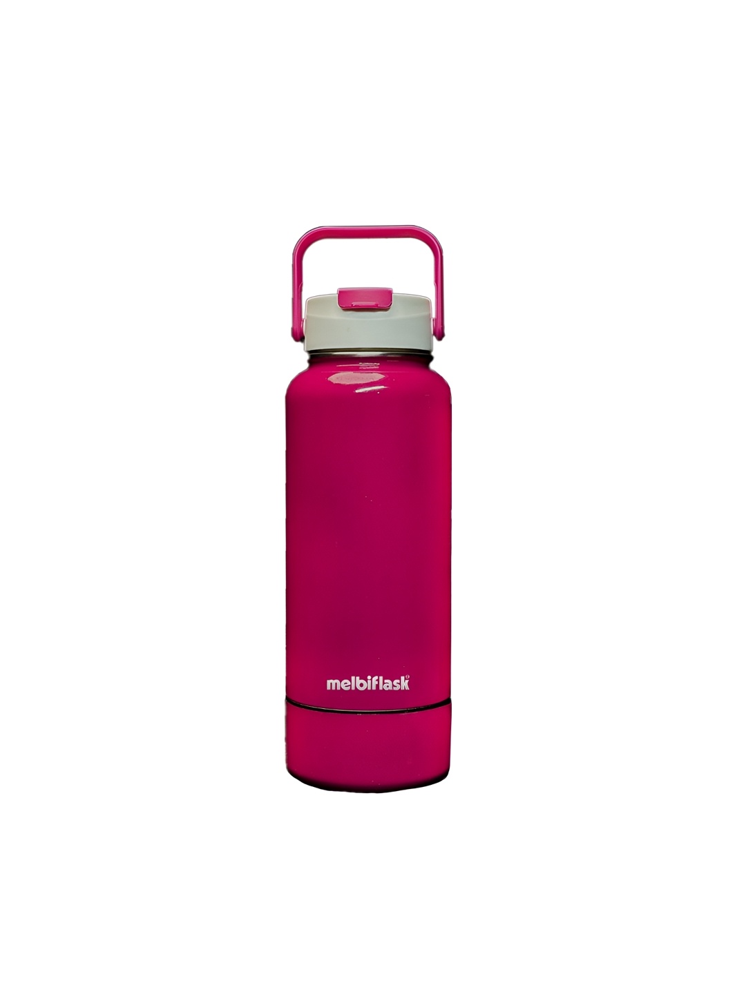 

MELBIFY Maroon & White Stainless Steel Double Wall Vacuum Water Bottle 1L