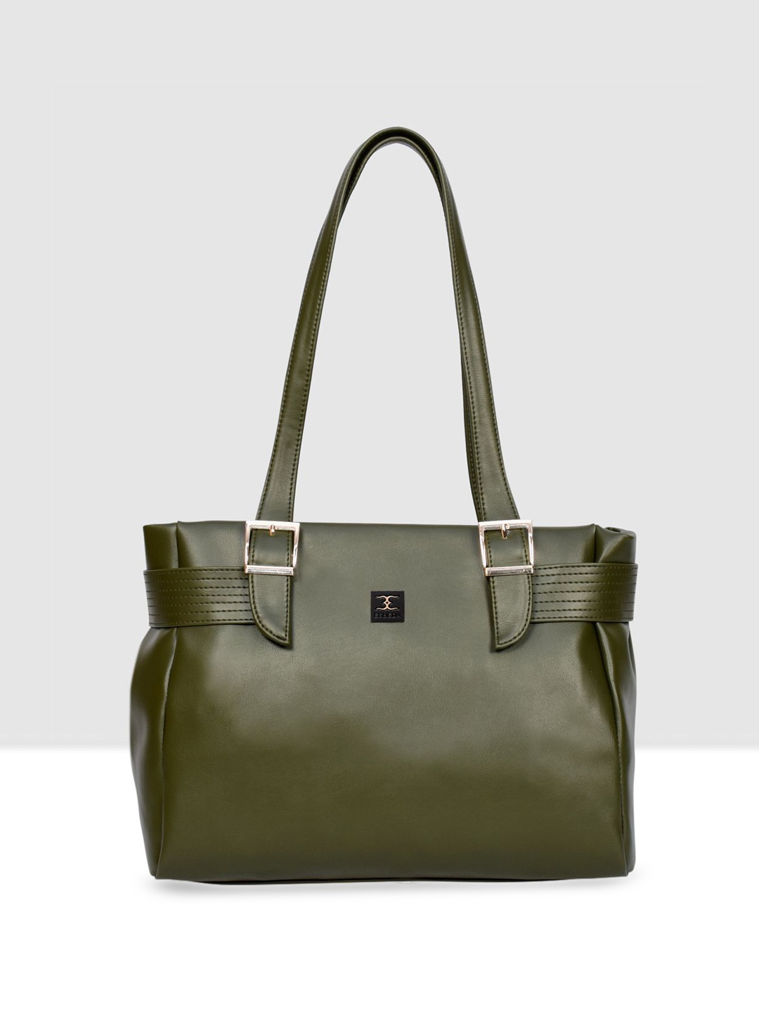 

ESBEDA Women Solid Structured Shoulder Bag, Olive
