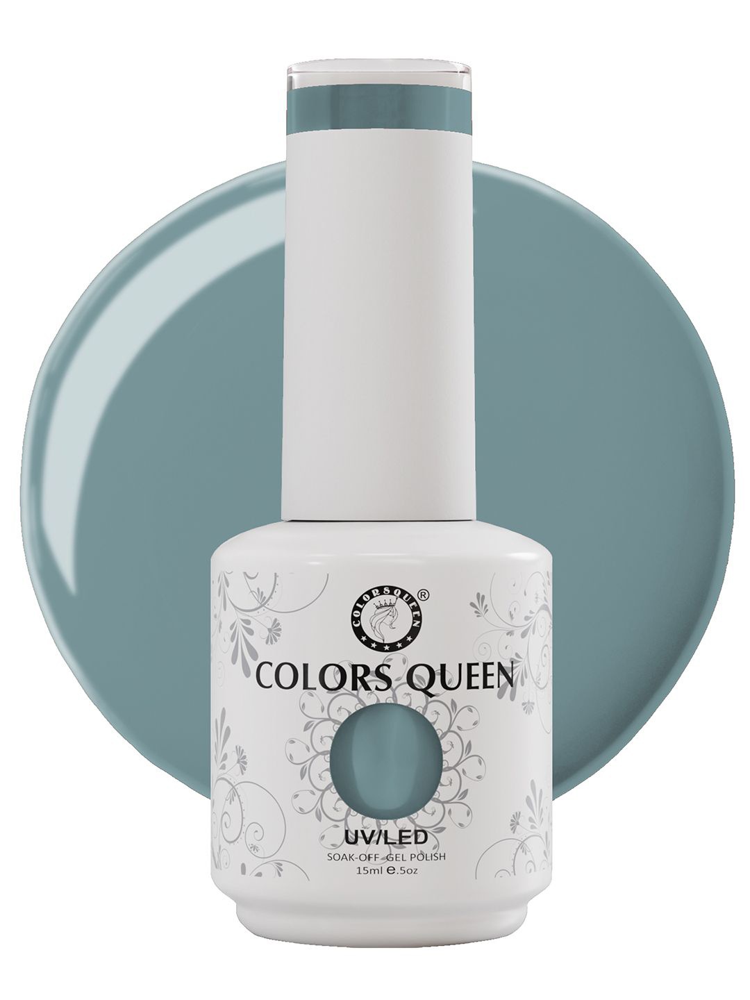 

Colors Queen UV/LED Soak Off Gel Polish- 15 ml- Shade- 143, Blue