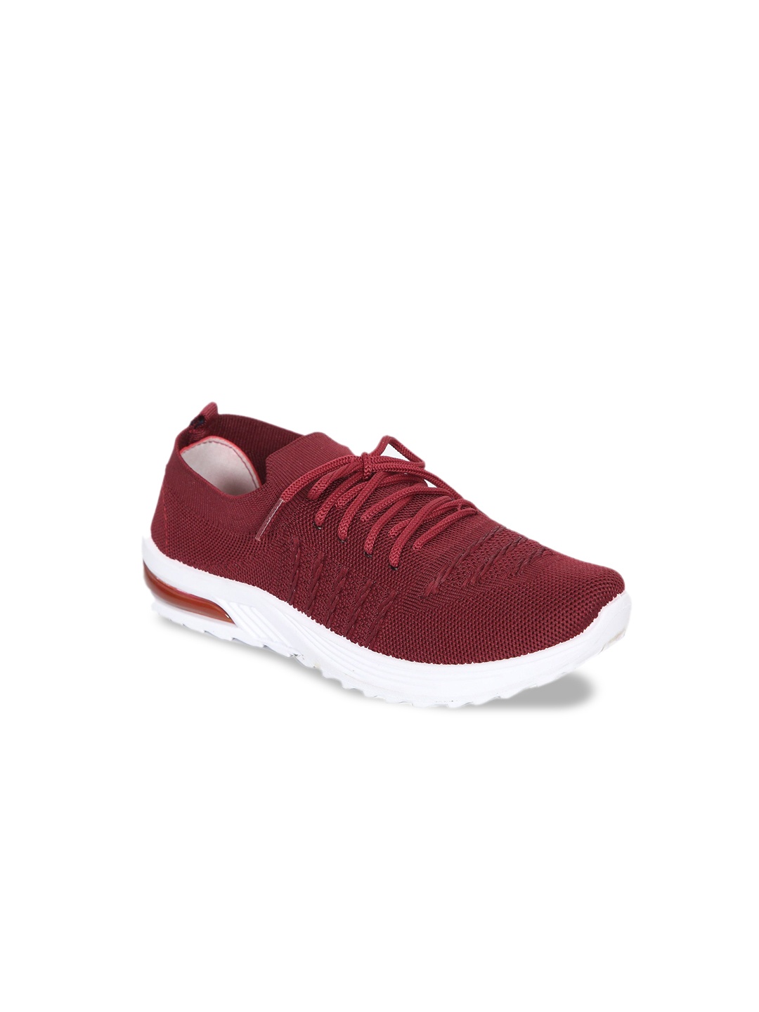 

FABBMATE Girls Colourblocked Brogues, Maroon