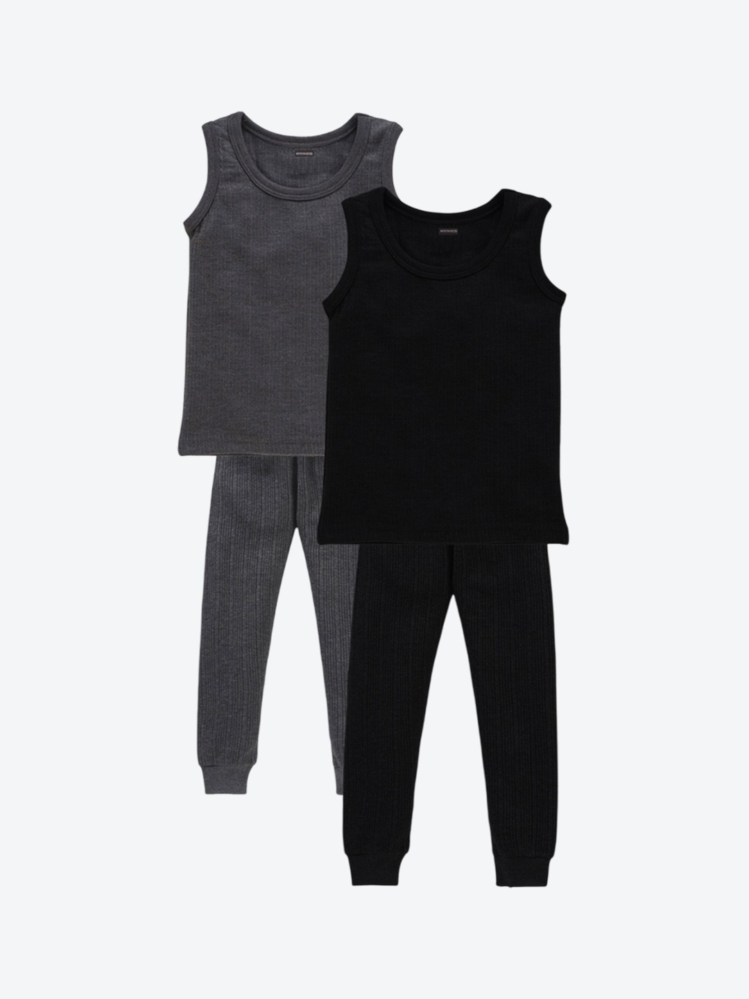 

Aerowarm Infant Girls Pack Of 2 Thermal Sets, Black