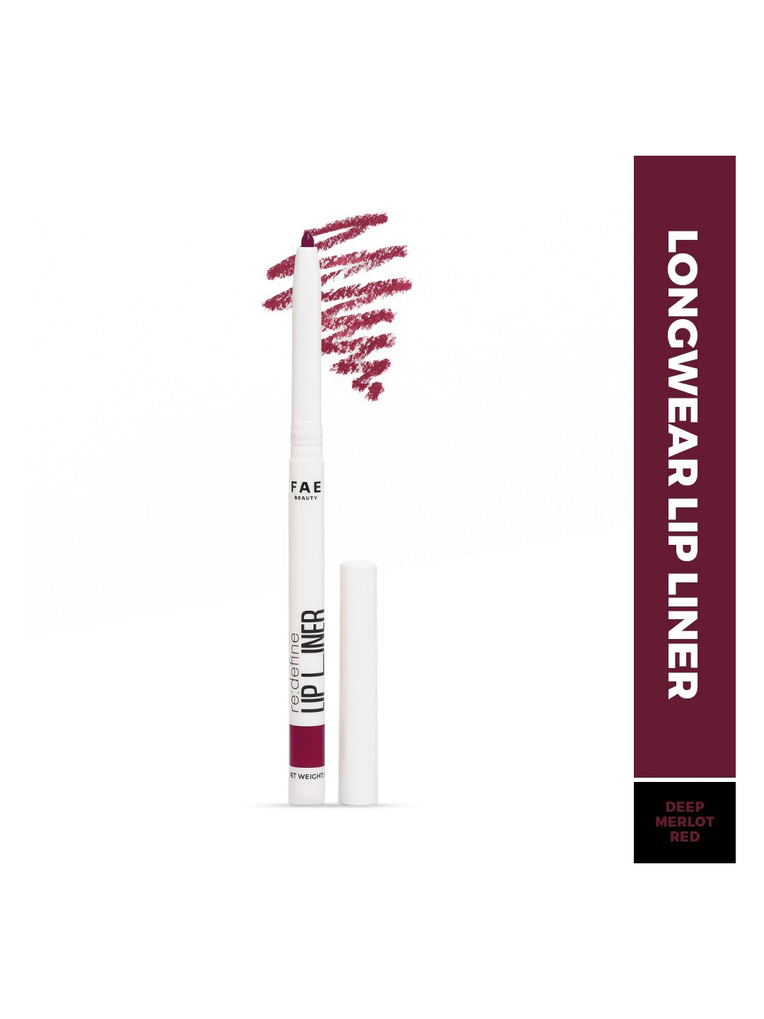 

FAE BEAUTY Re Define Matte Long Lasting Lip Liner - Bloodline 006, Maroon