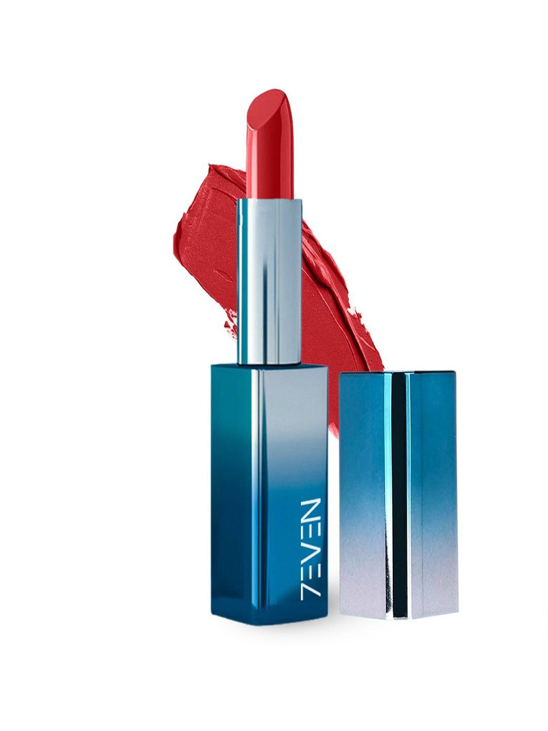 

7EVEN Lips Dont Lie Satin Matte Finish Lipstick - 4.8 g - La Girl 58, Red