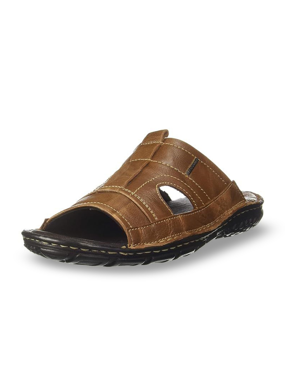 

Lee Cooper Men Leather Comfort Sandals, Tan