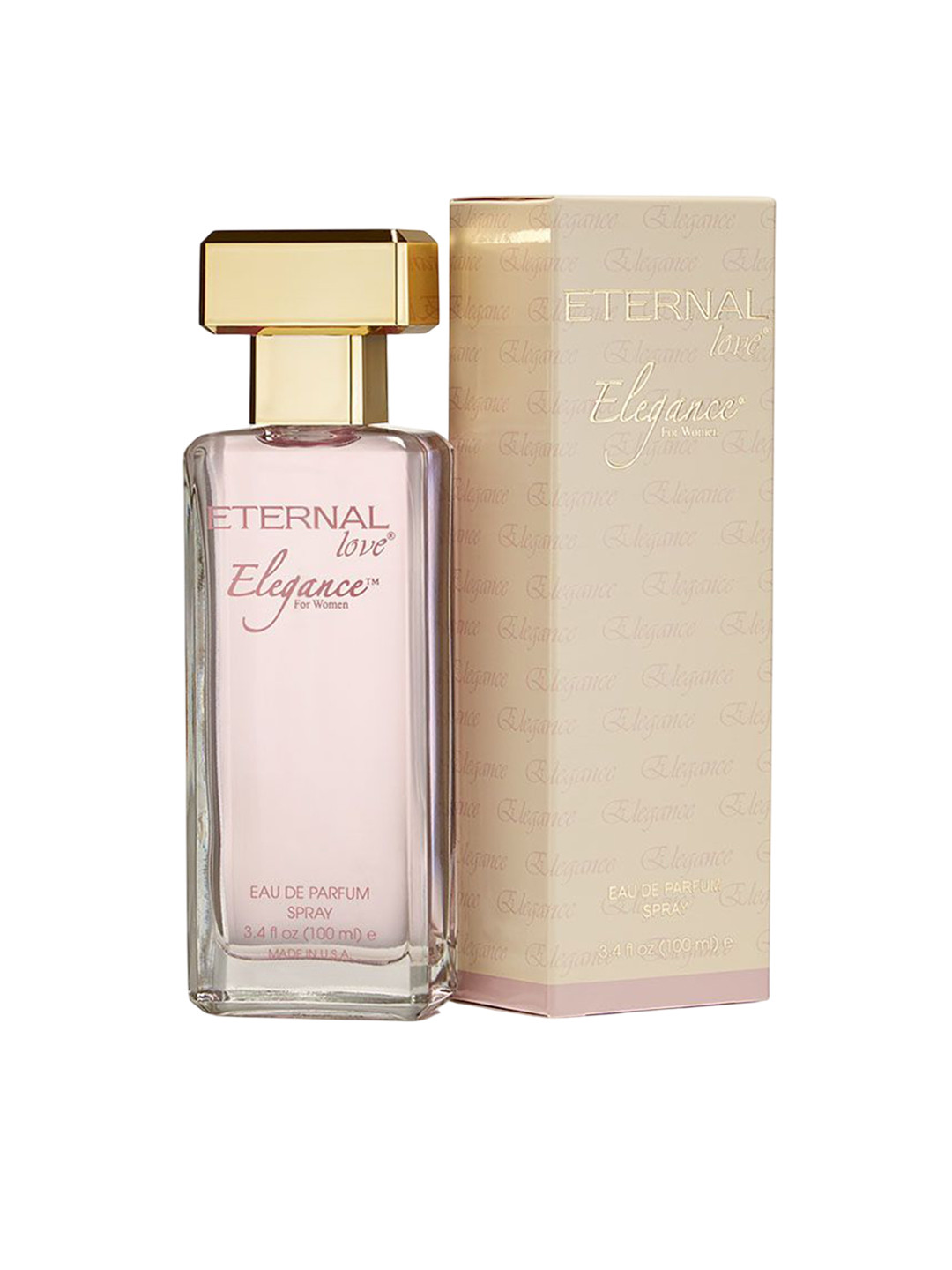 

ETERNAL Love Elegance Long Lasting Cruelty-Free Eau de Parfum Spray - 100 ml, Pink