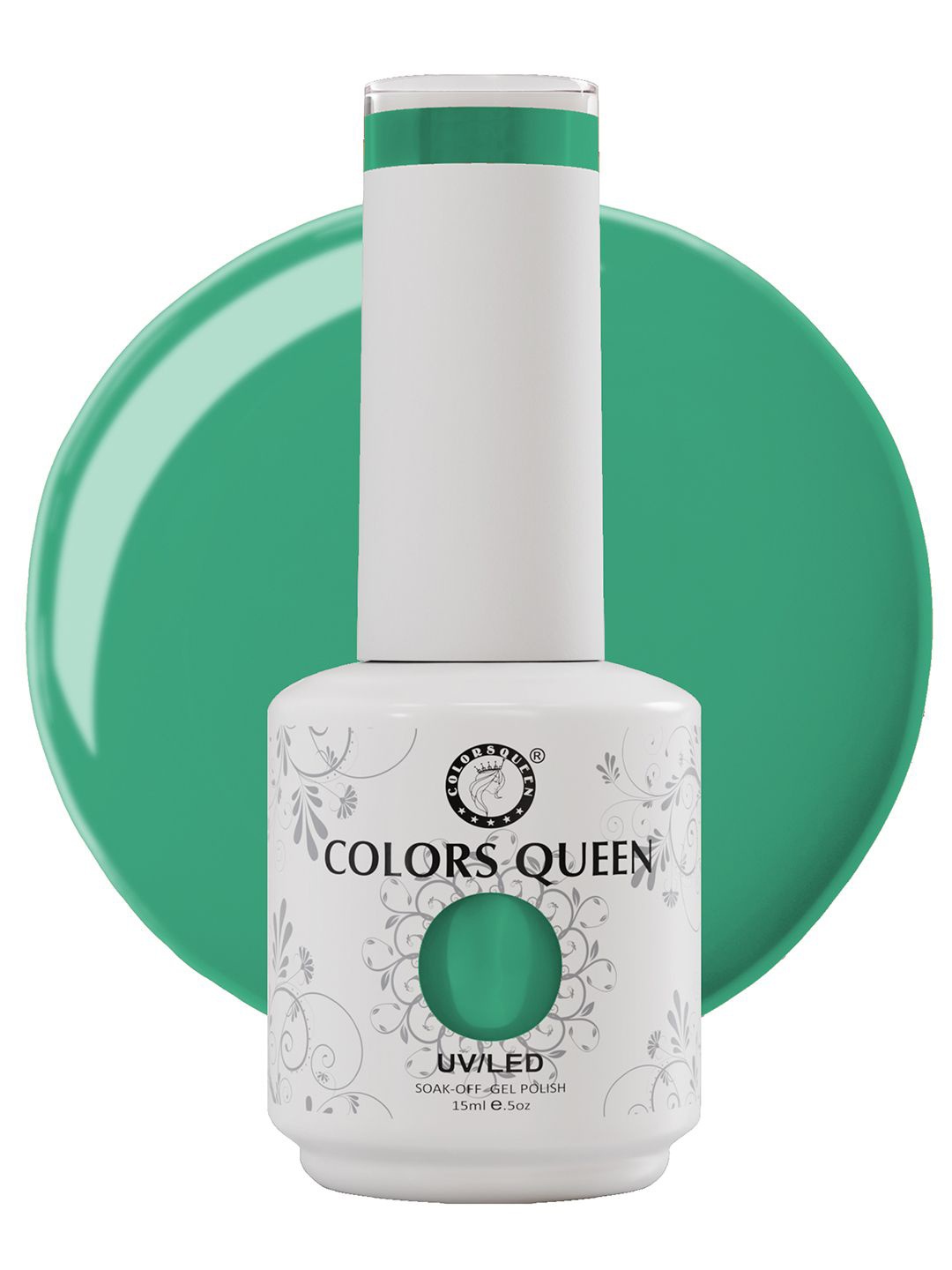 

Colors Queen UV/LED Soak Off Long Wearing Gel Polish 15ml - Shade 193, Green