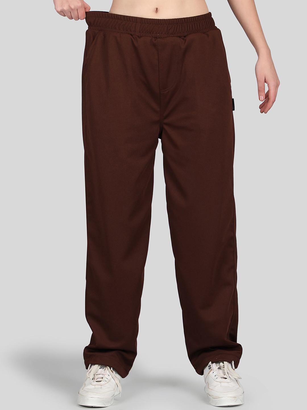 

Raxedo Mid-Rise Relaxed-Fit Track Pant, Brown