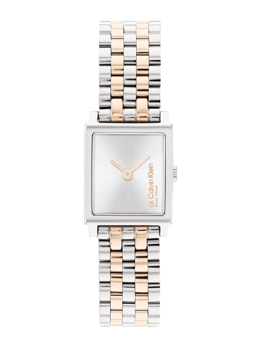 

Calvin Klein Women Dial & Stainless Steel Bracelet Style Straps Analogue Watch 25000002, Silver