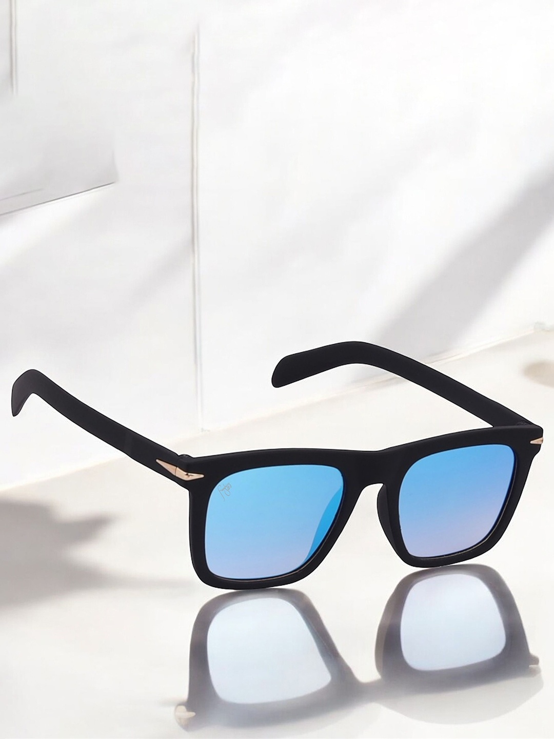 

FUNGLASSES Unisex Square Sunglasses with UV Protected Lens, Blue