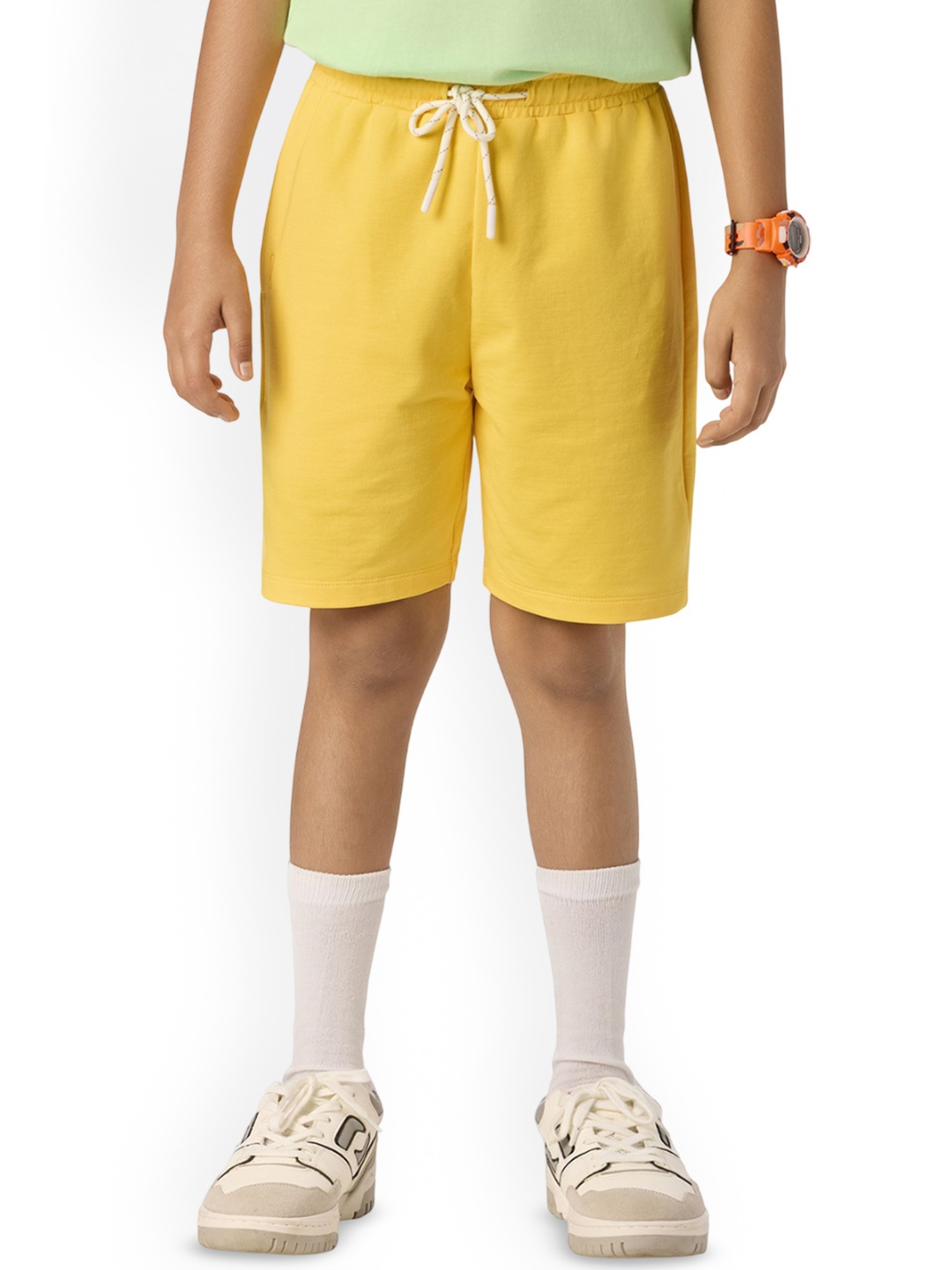 

You Got Plan B Boys Relaxed Fit Running Sports Shorts, Yellow
