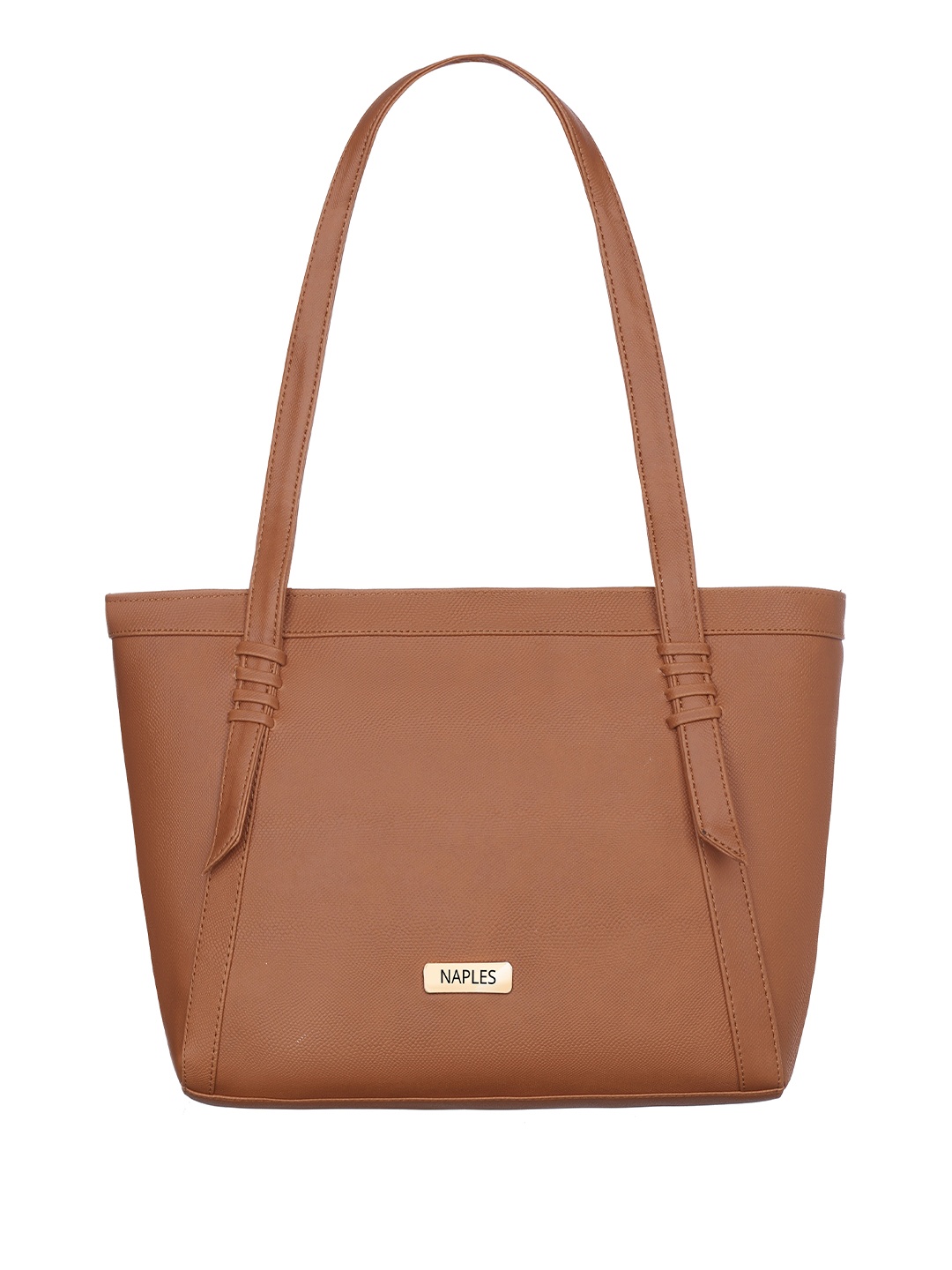 

Naples Women Solid Structured Shoulder Bag, Tan
