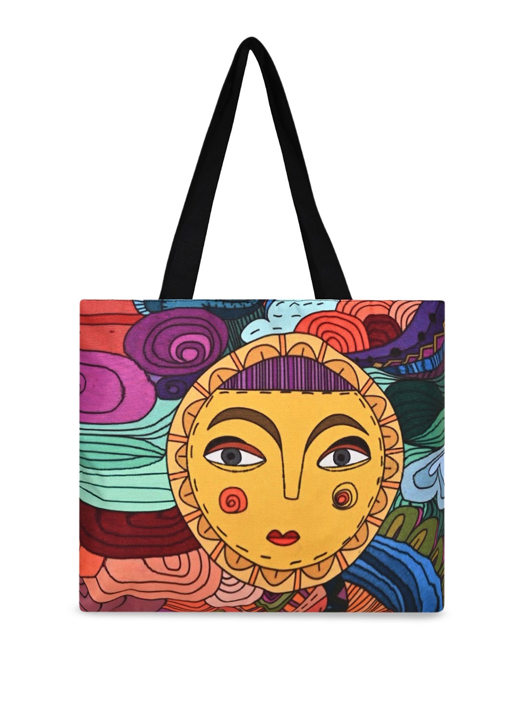

RAK DESIGNS Women Graphic Printed Shopper Tote Bag, Yellow
