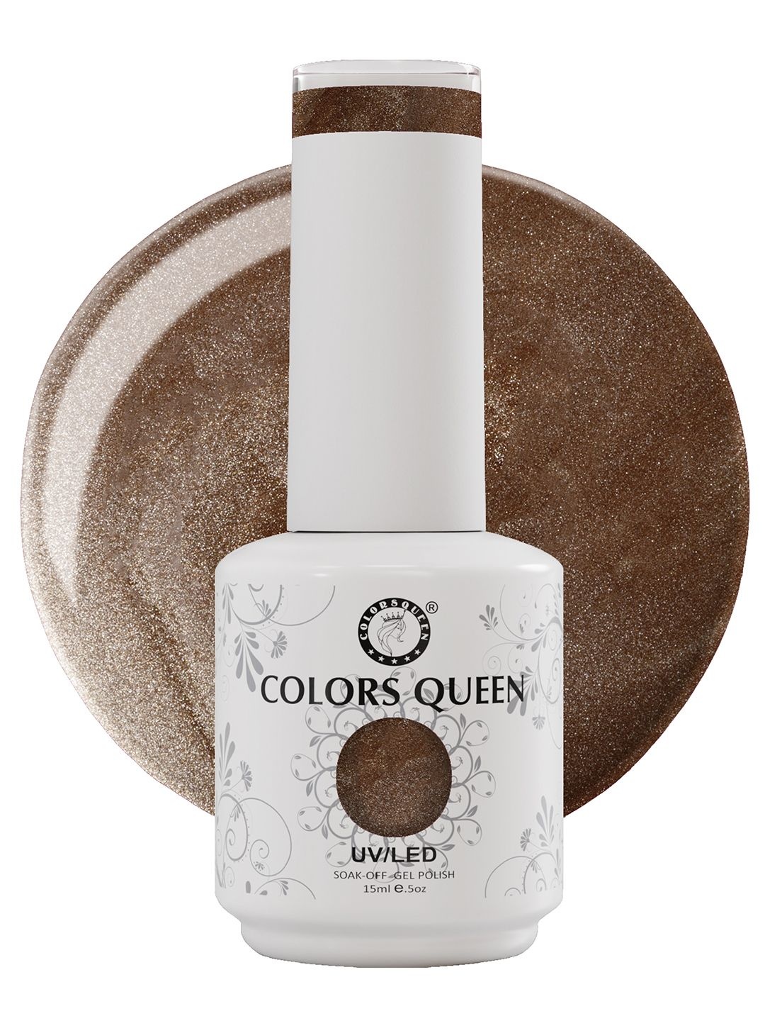 

Colors Queen UV/LED Soak Off Long Wearing Gel Polish 15ml - Shade 226, Bronze