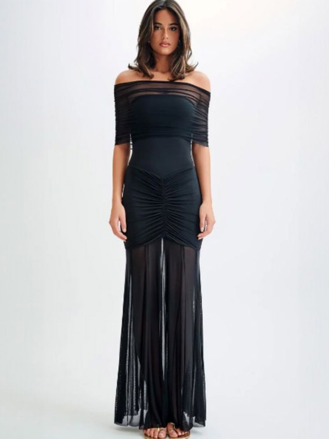 

StyleCast x Revolte Women A-Line Maxi Dress, Black
