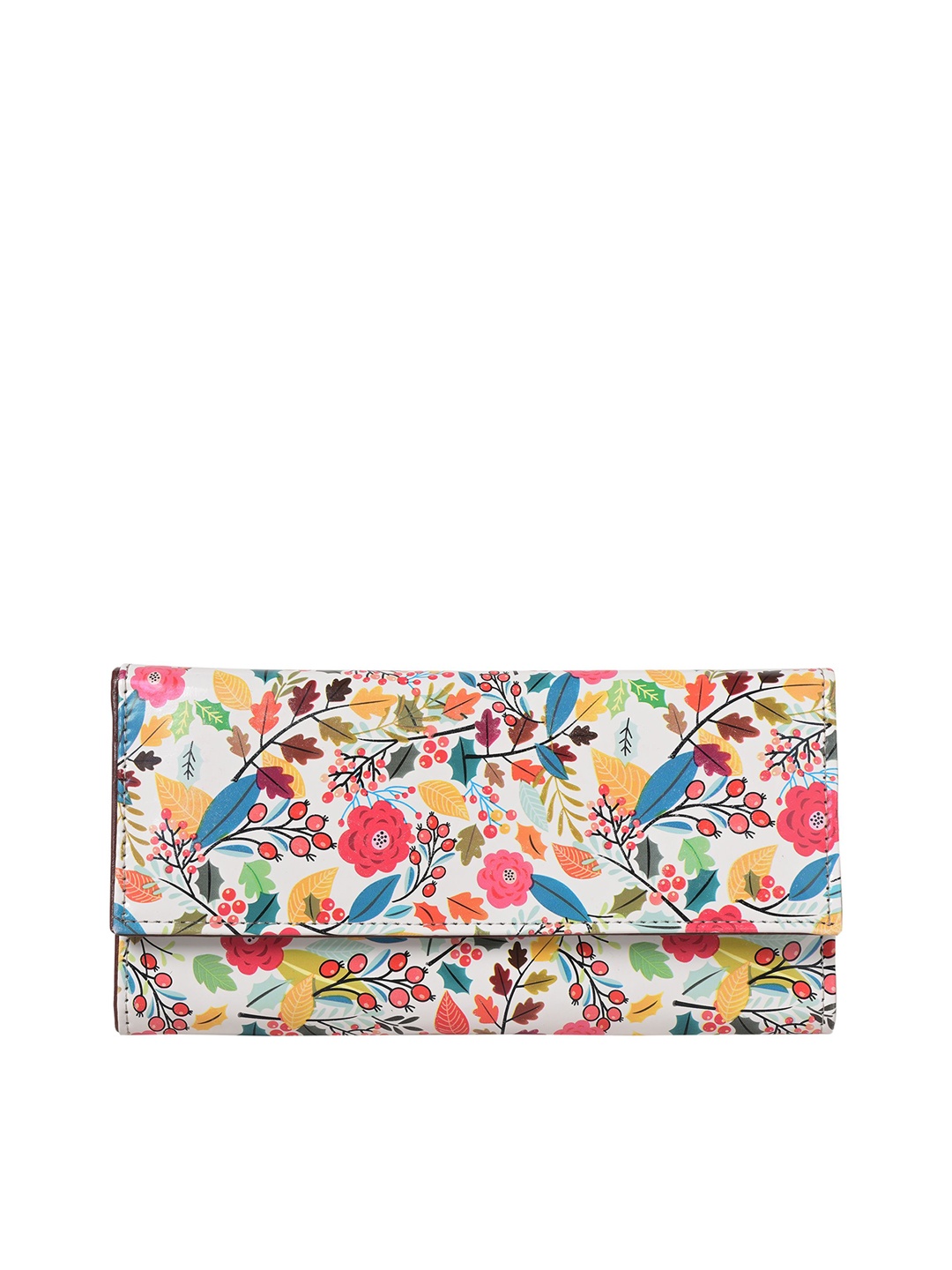 

ShopMantra Women Floral Printed Envelope Wallets, White