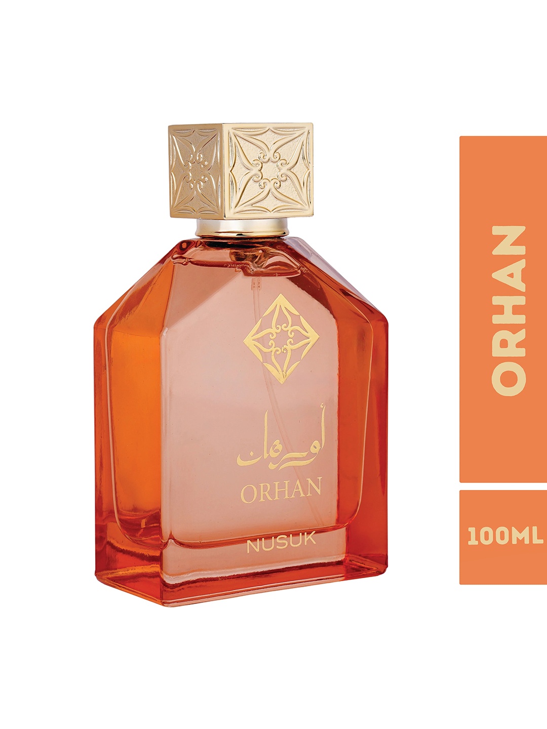 

NUSUK Orhan Long Lasting Eau de Parfum - 100 ml, Orange