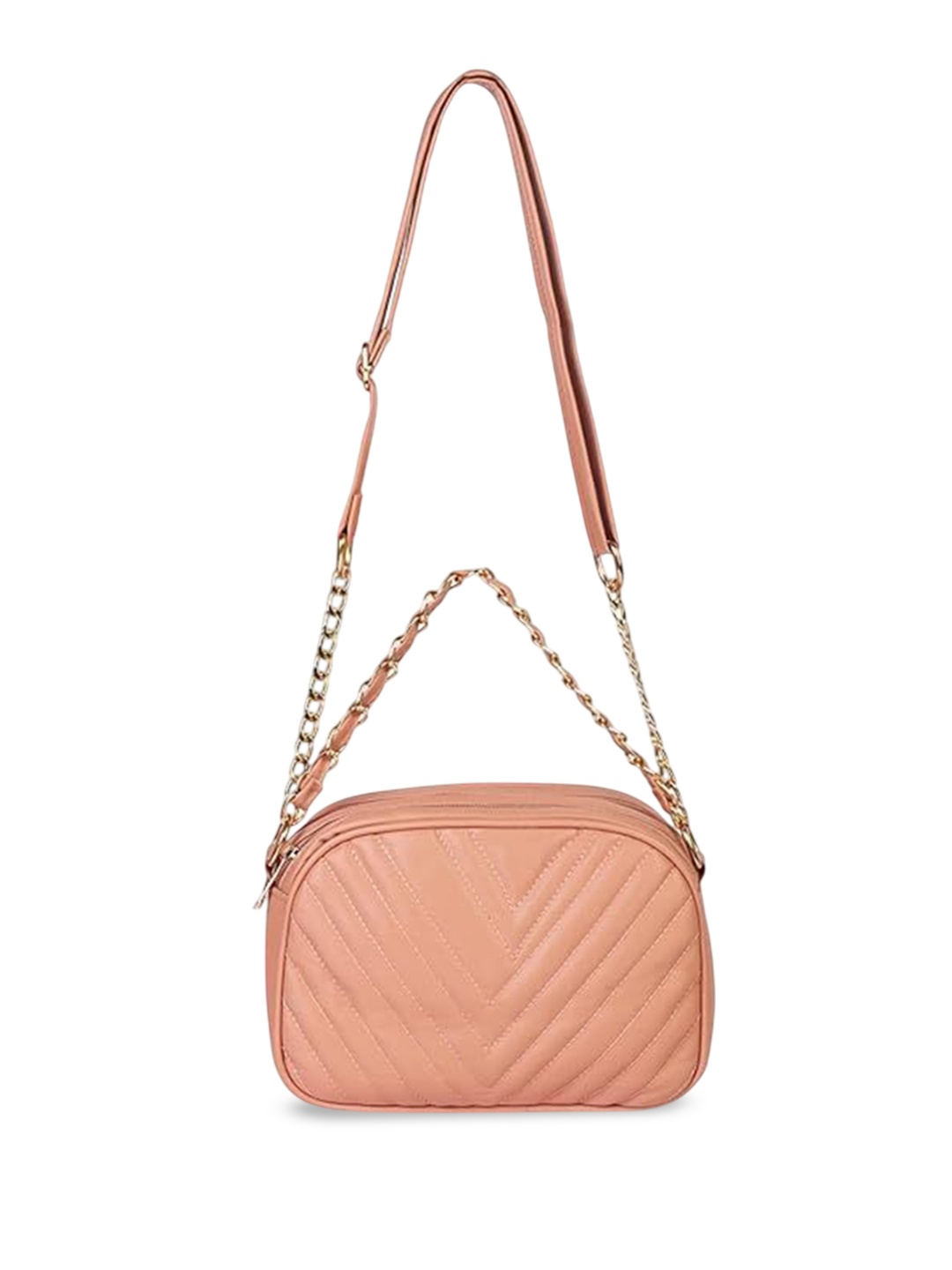 

ShopMantra Sling Bag with Quilted, Pink