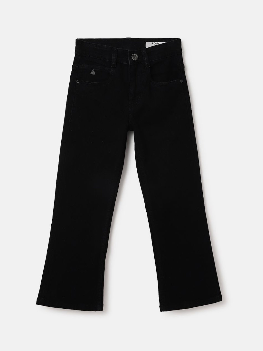 

Blue Giraffe Boys Bootcut Stretchable Jeans, Black