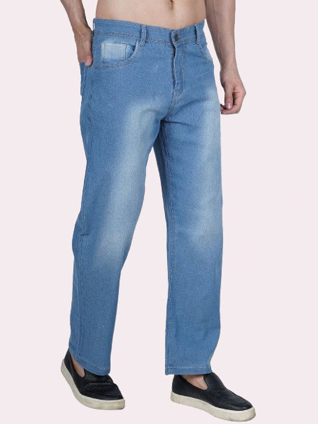 

LINARIA Men Cotton Light Fade Jeans, Blue