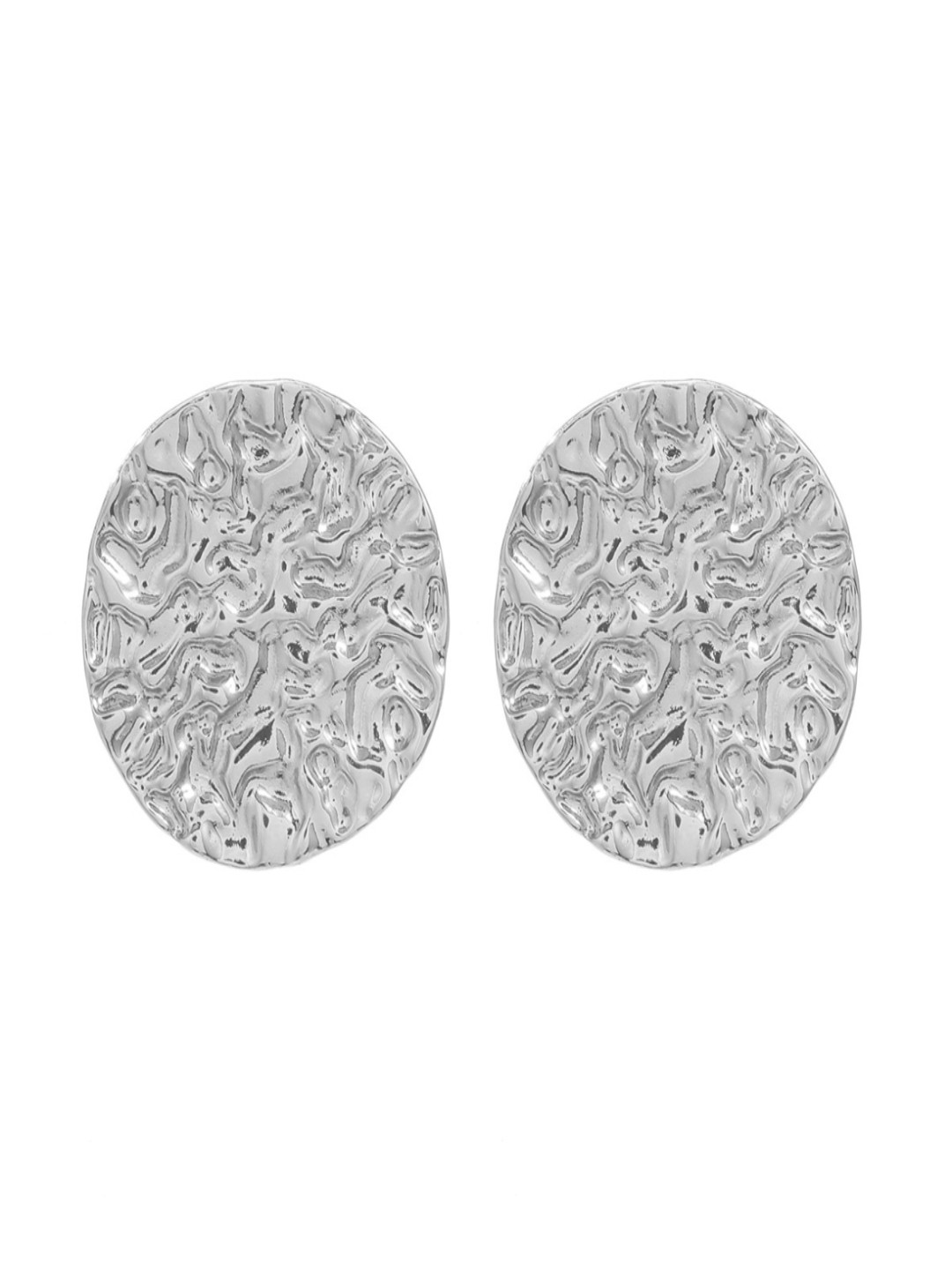 

AQUASTREET 18K Silver-Plated Circular Studs