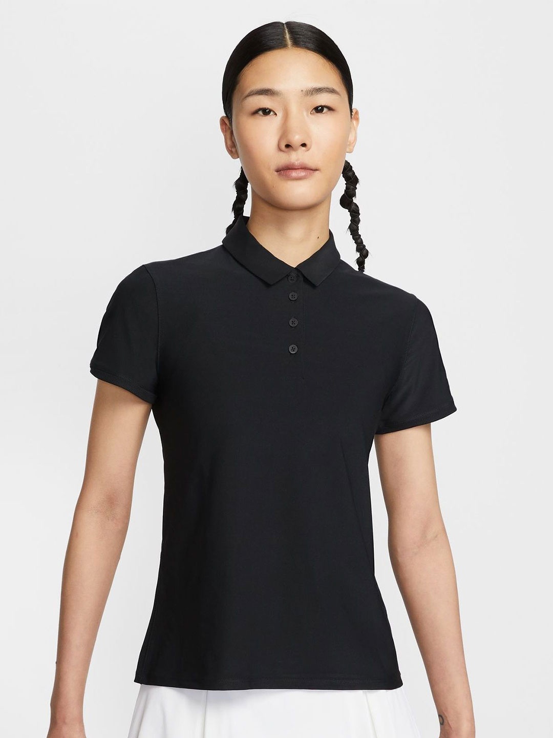 

Nike Victory Women Dri-FIT Short-Sleeve Golf Polo, Black