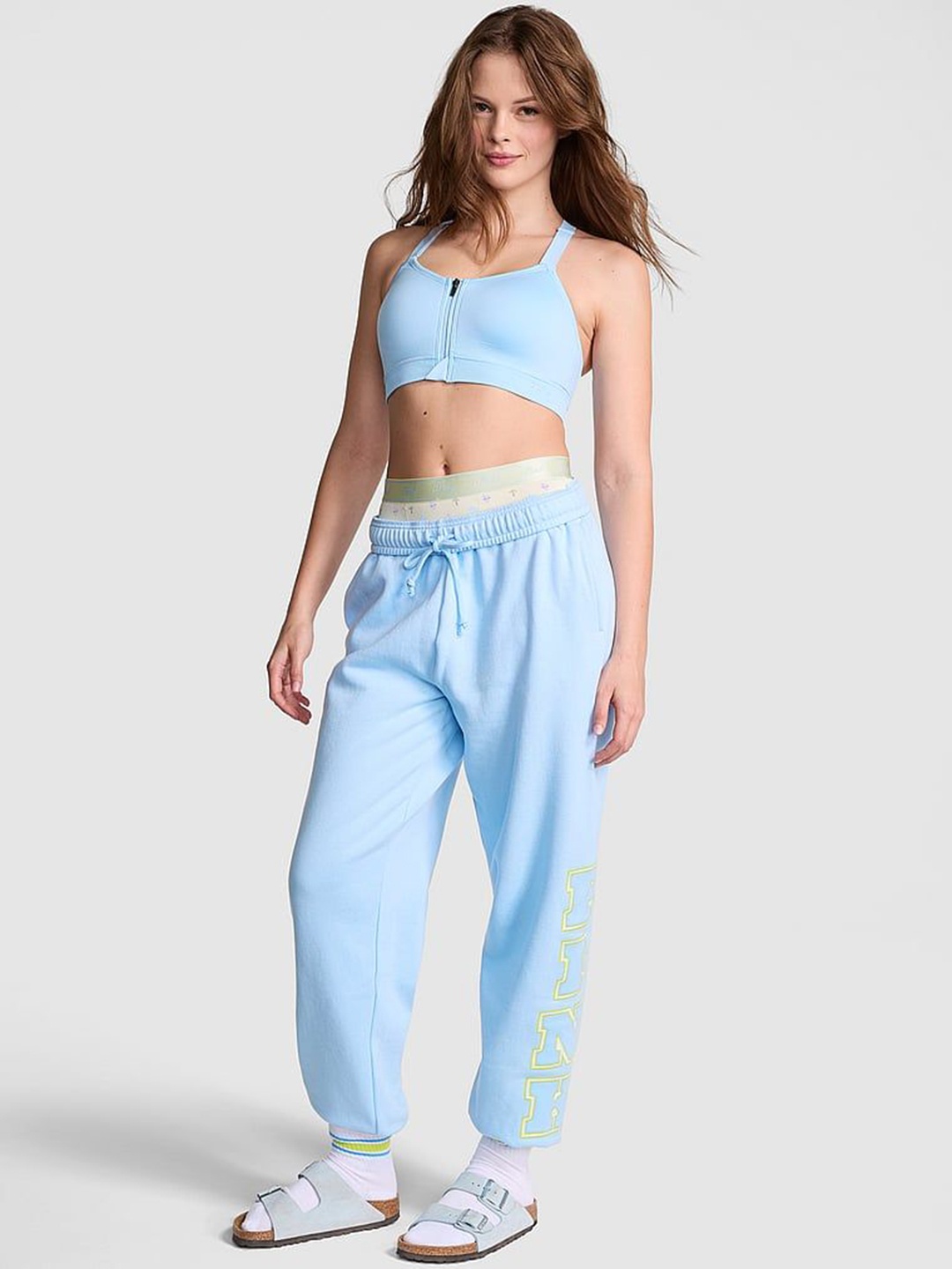 

Victoria's Secret PINK Women Relaxed Fit Joggers, Blue