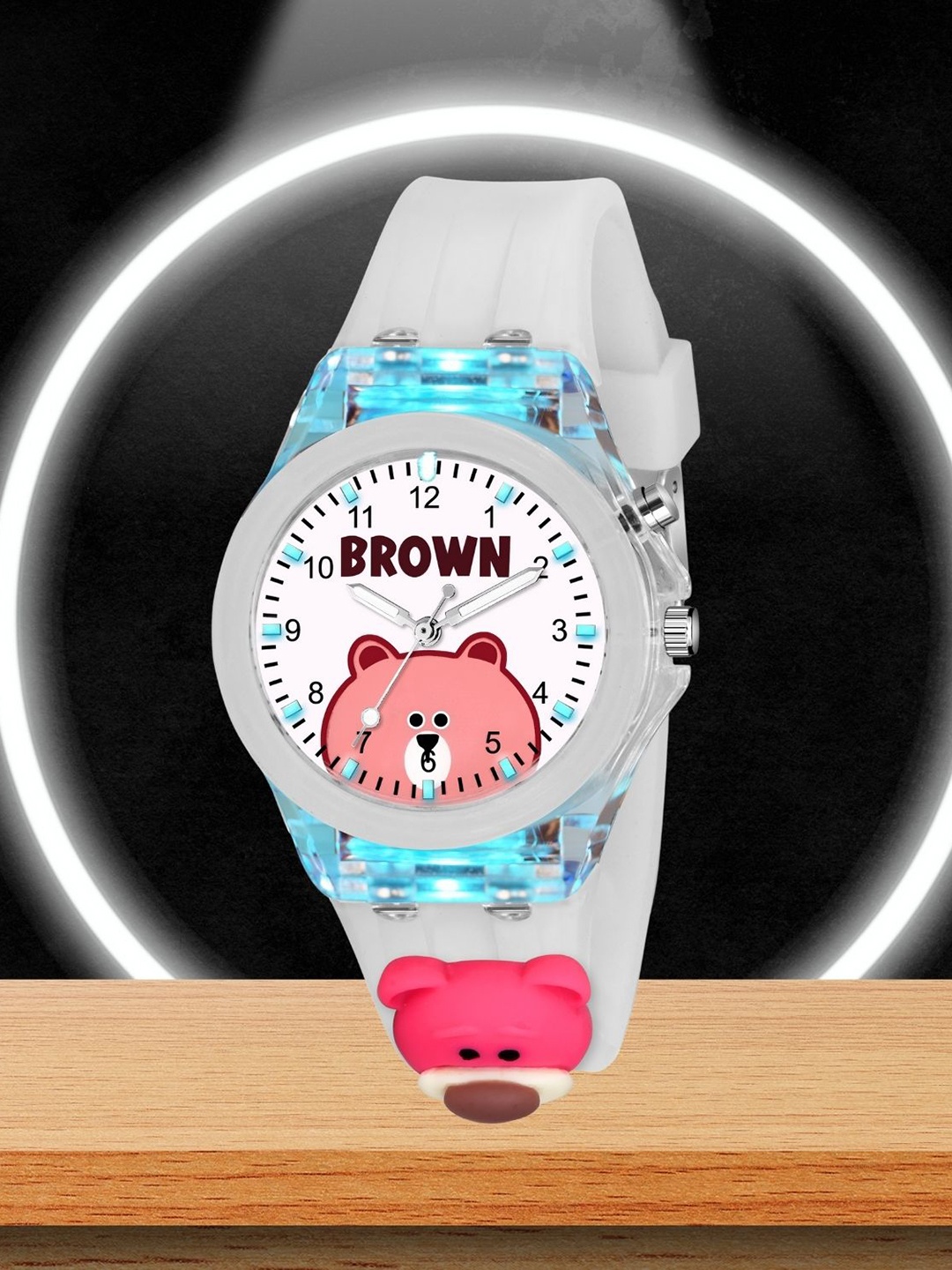 

SWADESI STUFF Kids Dial & Bracelet Style Straps Analogue Watch MULTI WHITE PANDA