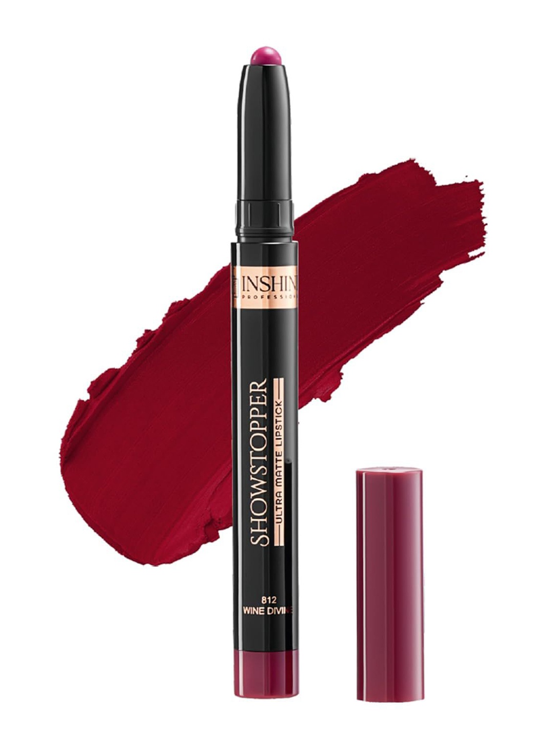

Inshine Showstopper Ultra Matte Long Lasting Matte Lipstick - 3.5 g Bloodmoon 814, Maroon